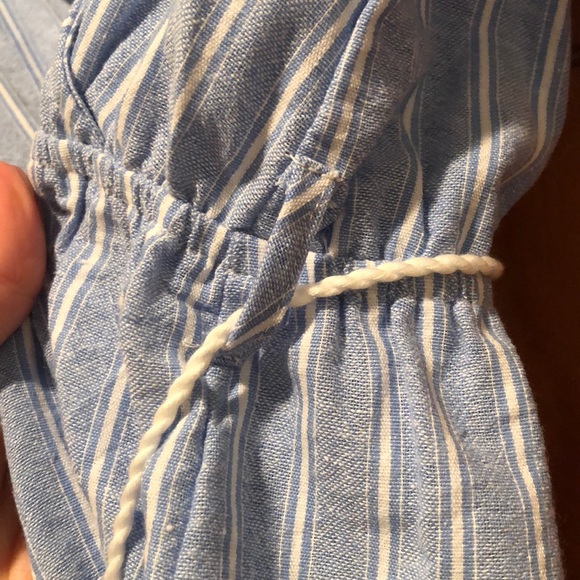 Striped Blue Romper 💙 - Picture 5 of 6